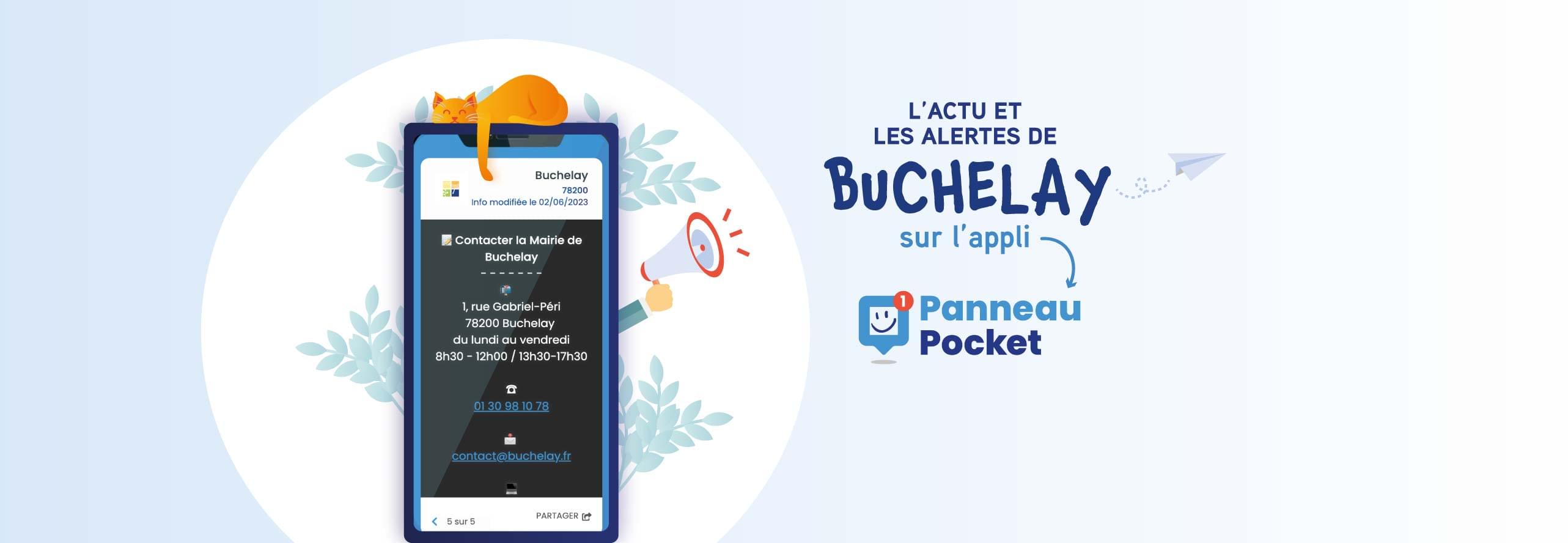 L’actu et les alertes de Buchelay sur Panneau pocket