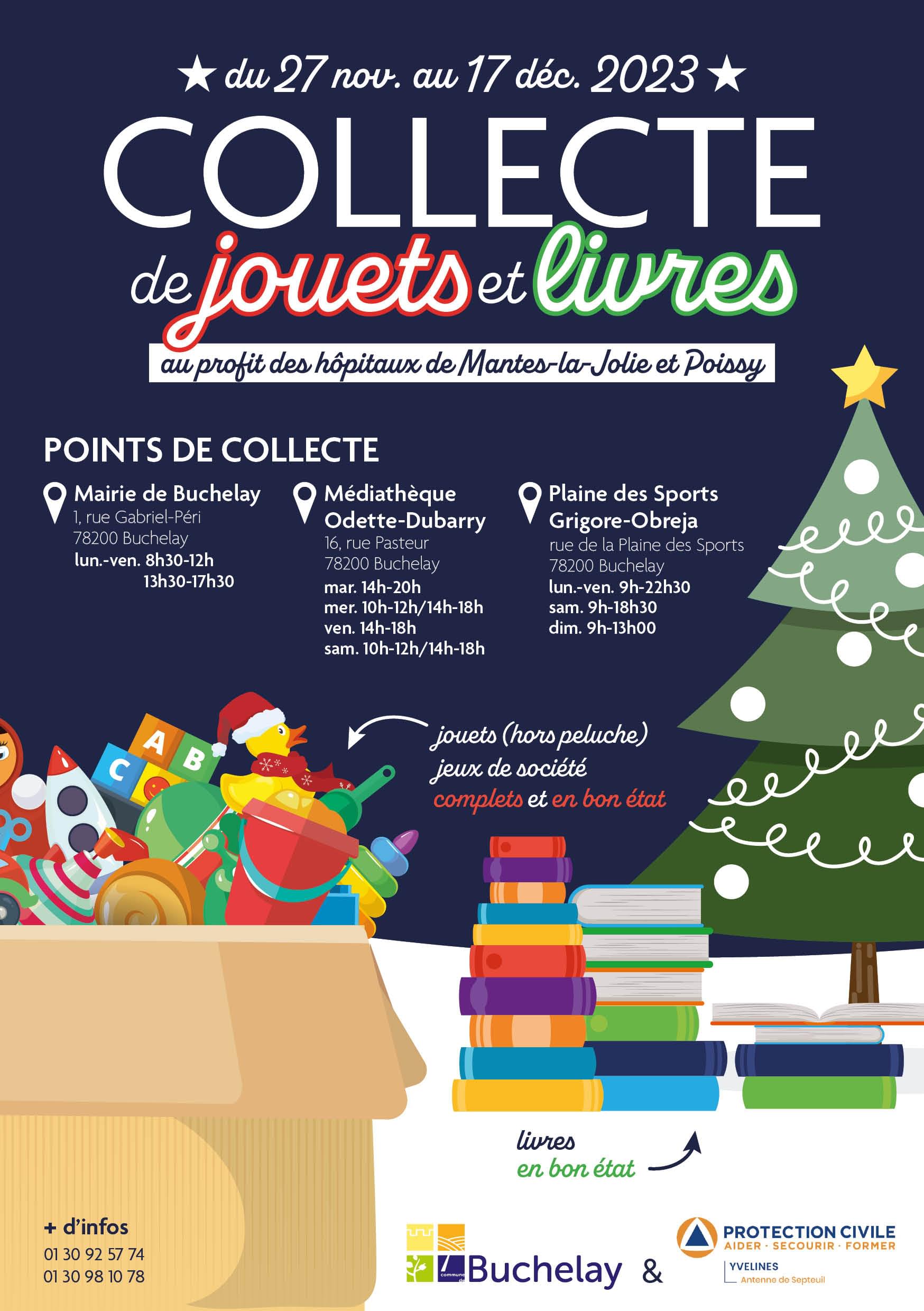 Collecte de jouets et livres à Buchelay