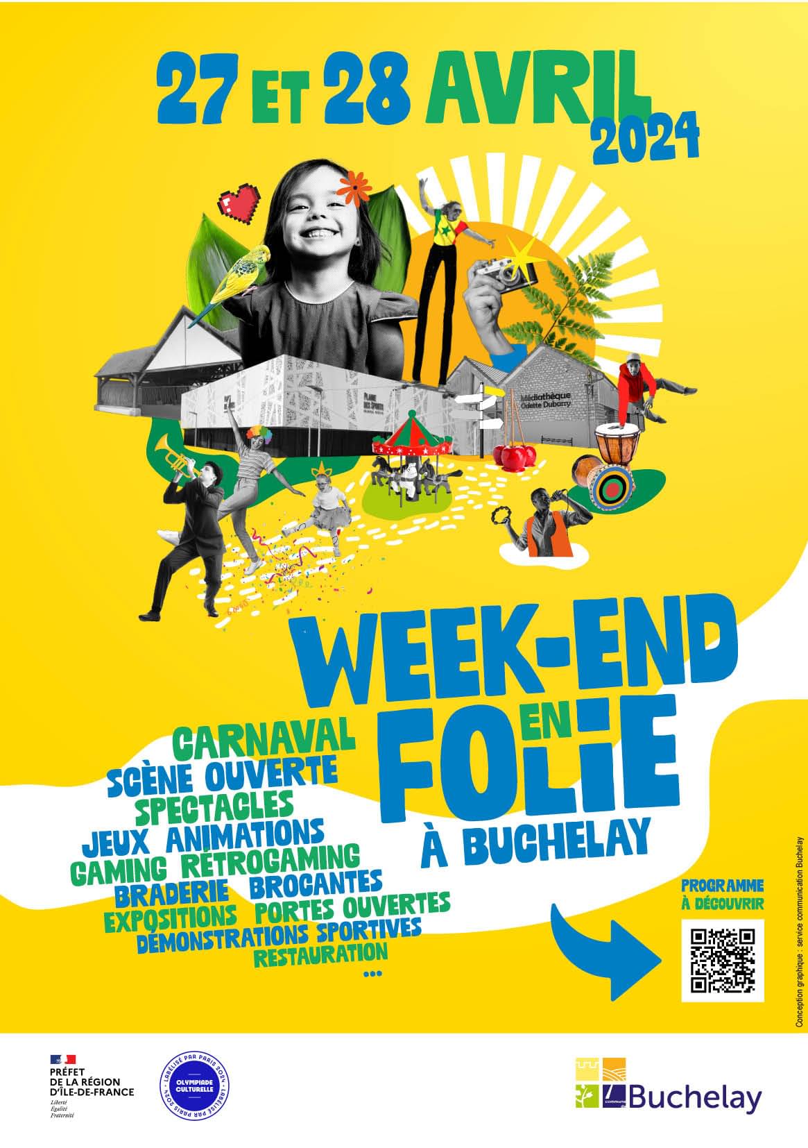 Affiche Week end en folie