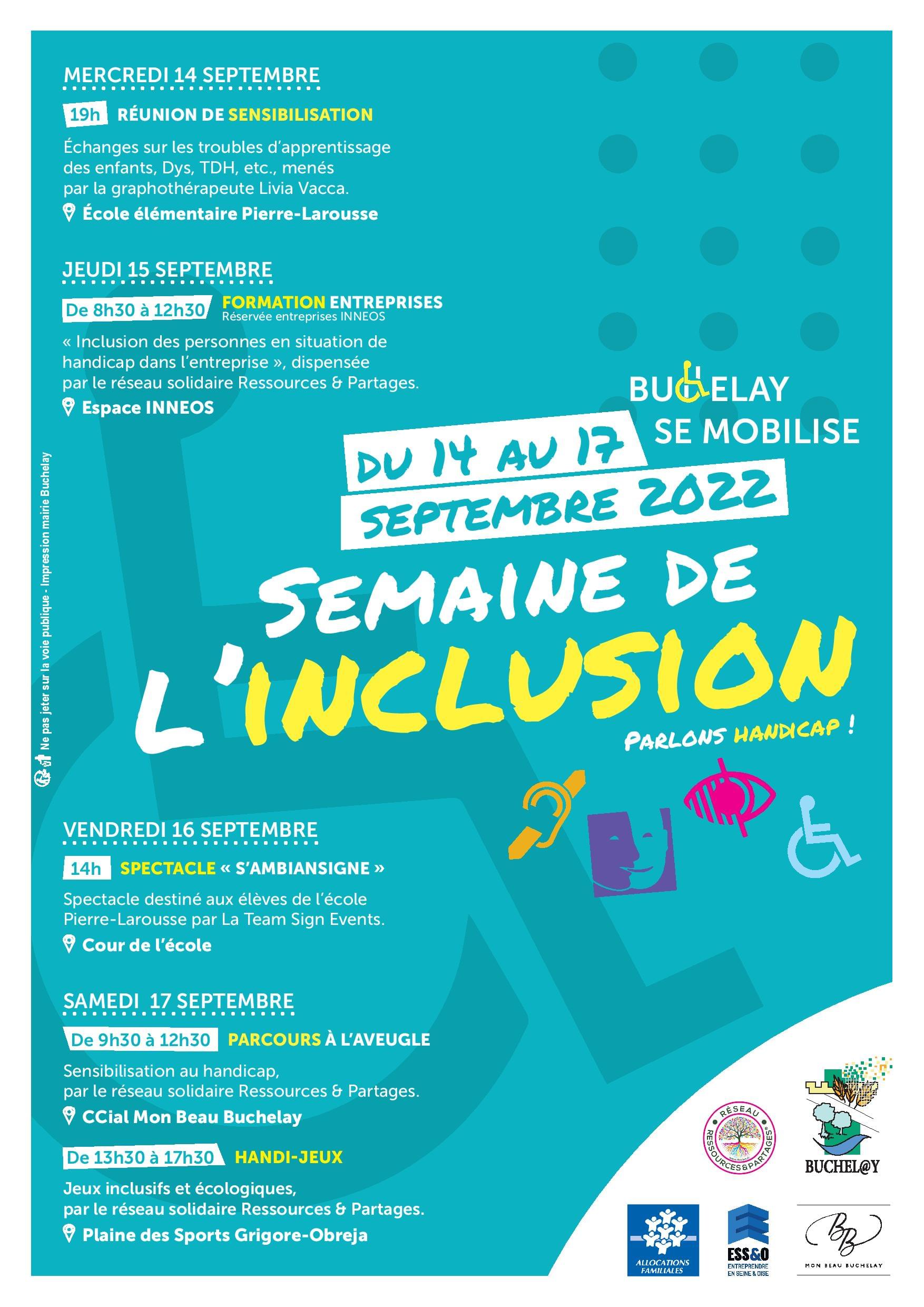 Buchelay Semaine de l inclusion 2022