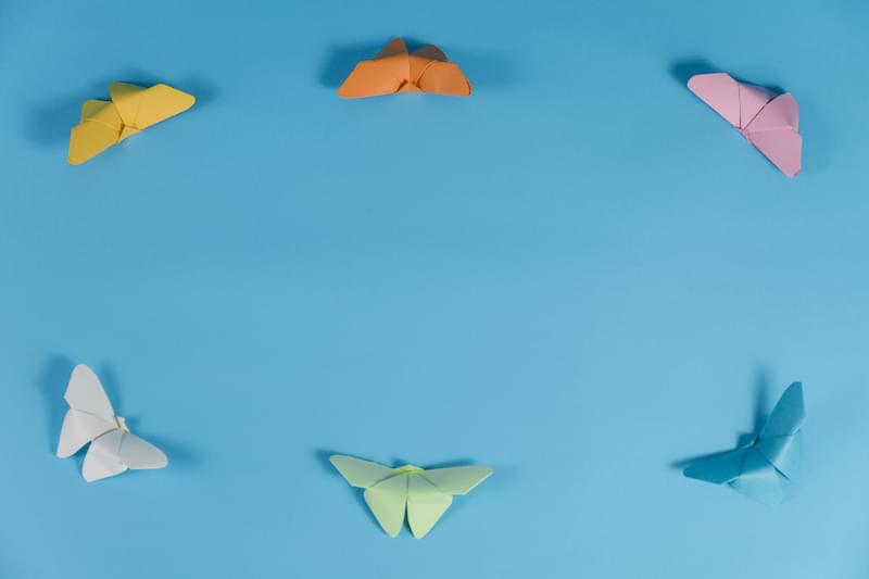 Des papillons en origami mardi 20 avril