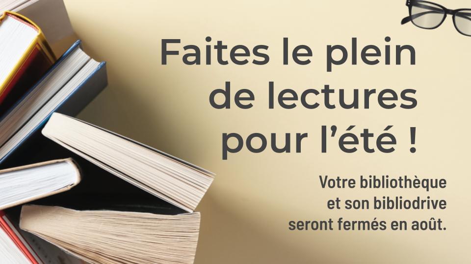 Faites le plein de lectures pour l’été à la bibliothèque municipale de Buchelay