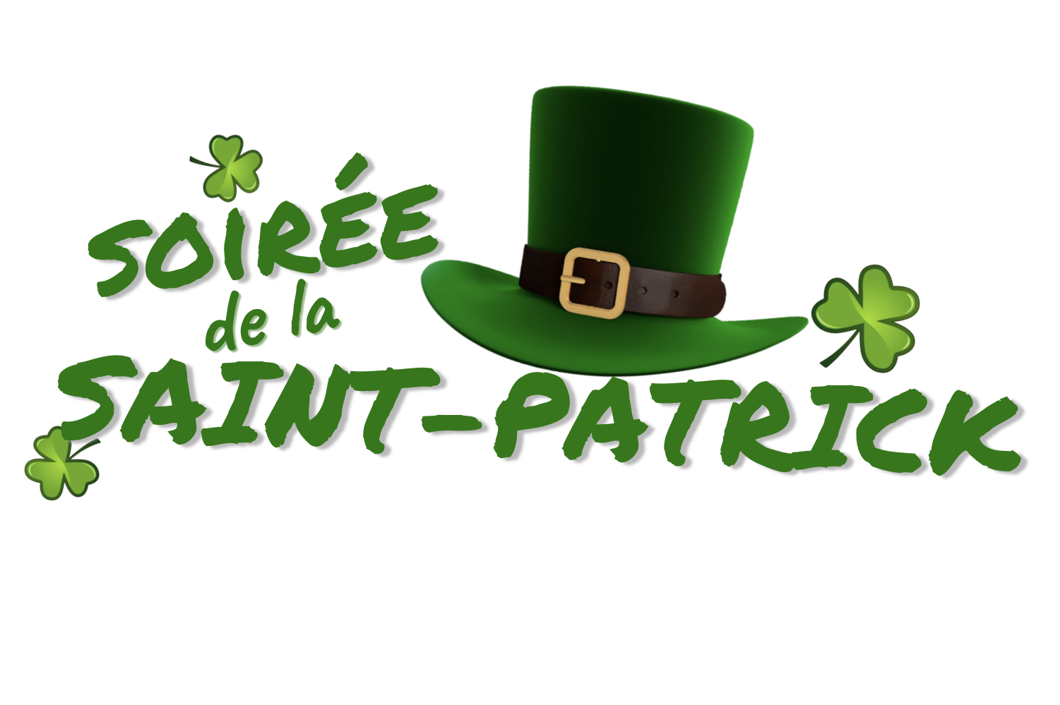 Réservez dès maintenant otre soirée Saint-Patrick à Buchelay