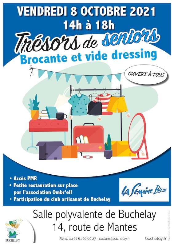 Retrouvez le vide grenier des seniors vendredi 8 octobre à Buchelay 