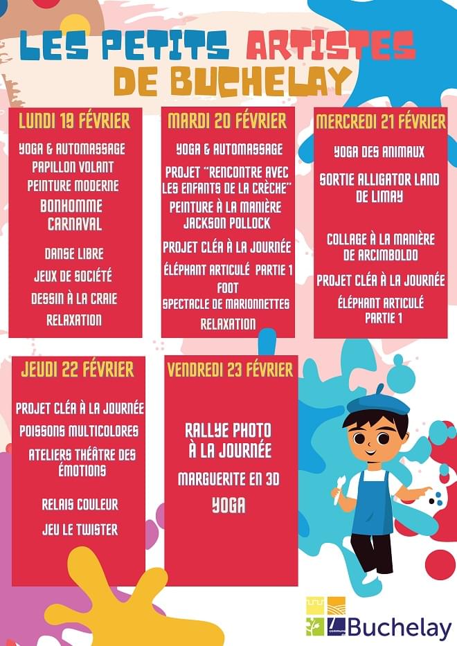 Vacances hiver accueil de loisirs maternelle semaine 2