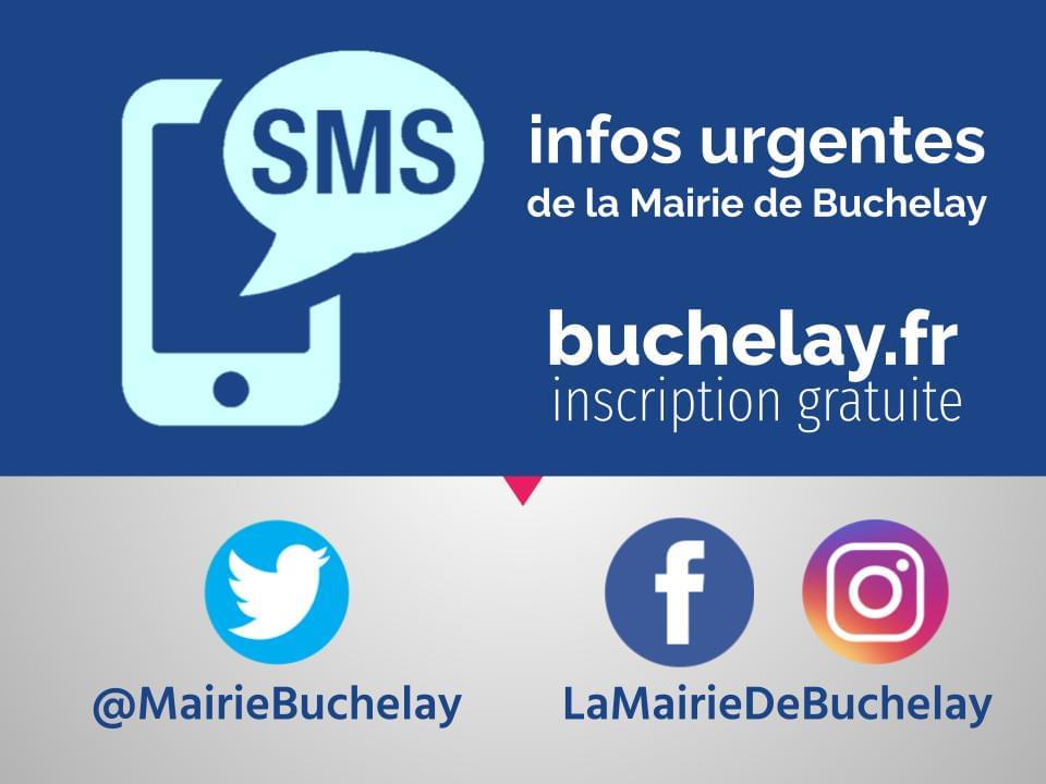 Buchelay par SMS et sur les réseaux sociaux