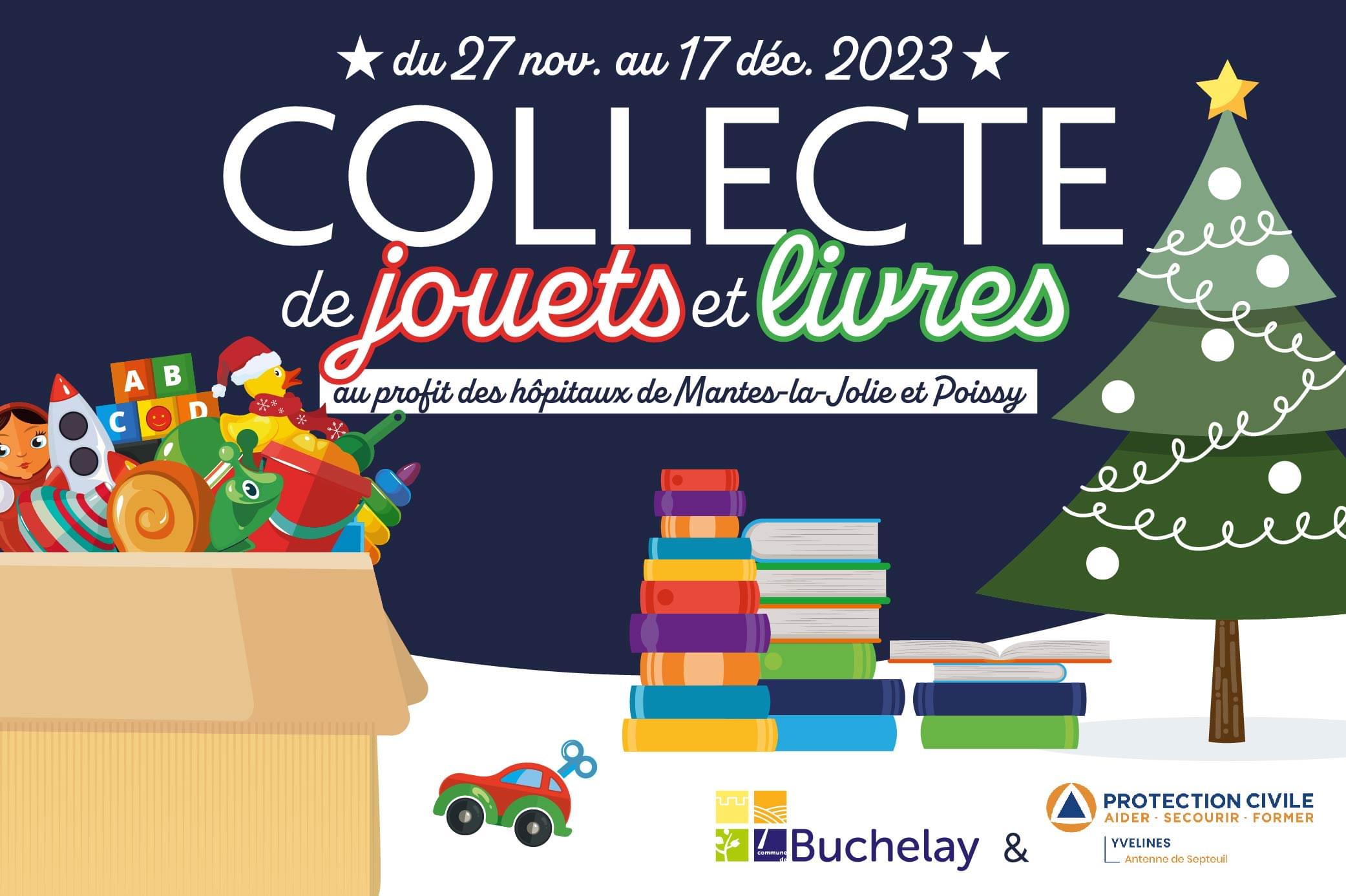 Collecte de jouets et livres à Buchelay