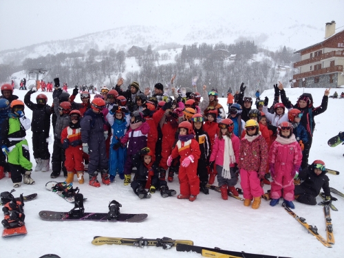 Les Buchelois réunis pour une grande photo de famille.