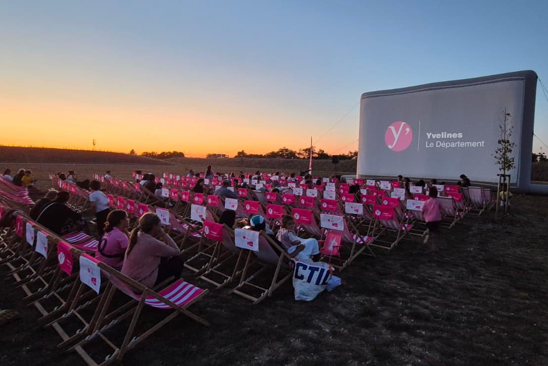 Ciné en plein air à Buchelay