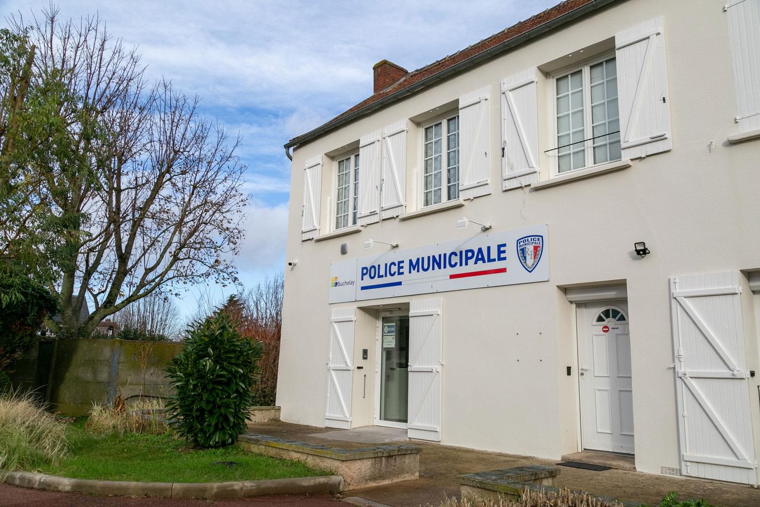 Façade du poste de Police Municipale