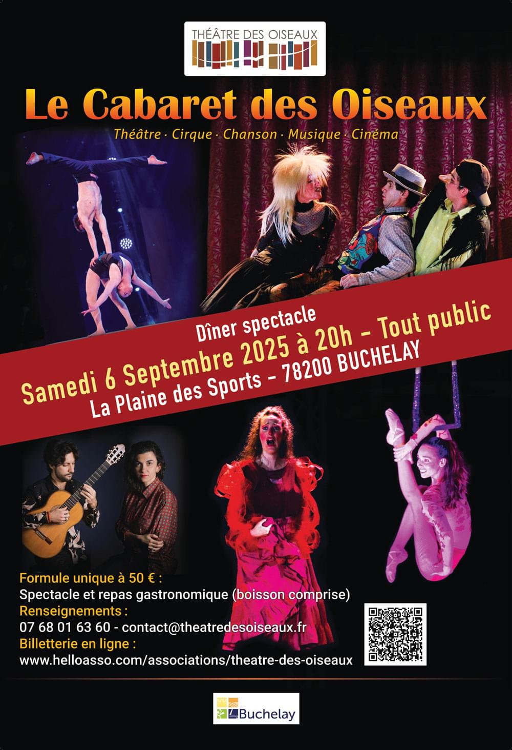 Affiche Le Cabaret des Oiseaux 2025