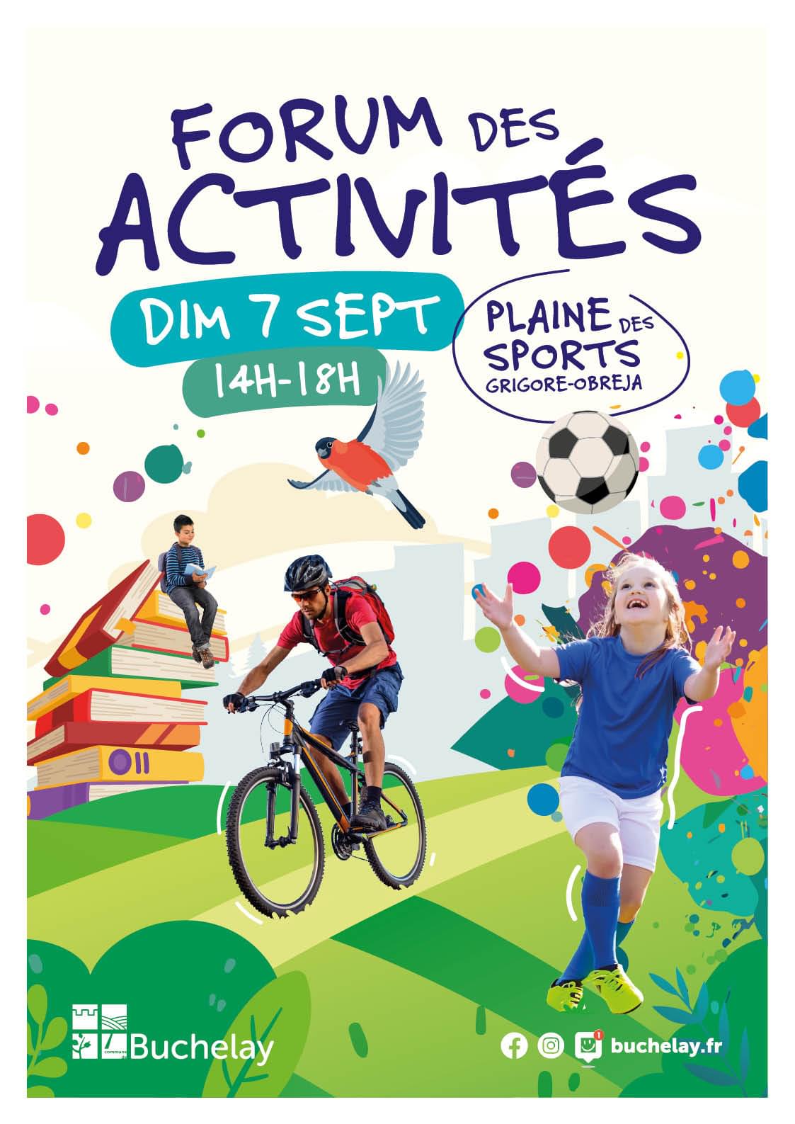 Affiche Forum activités Buchelay 2025