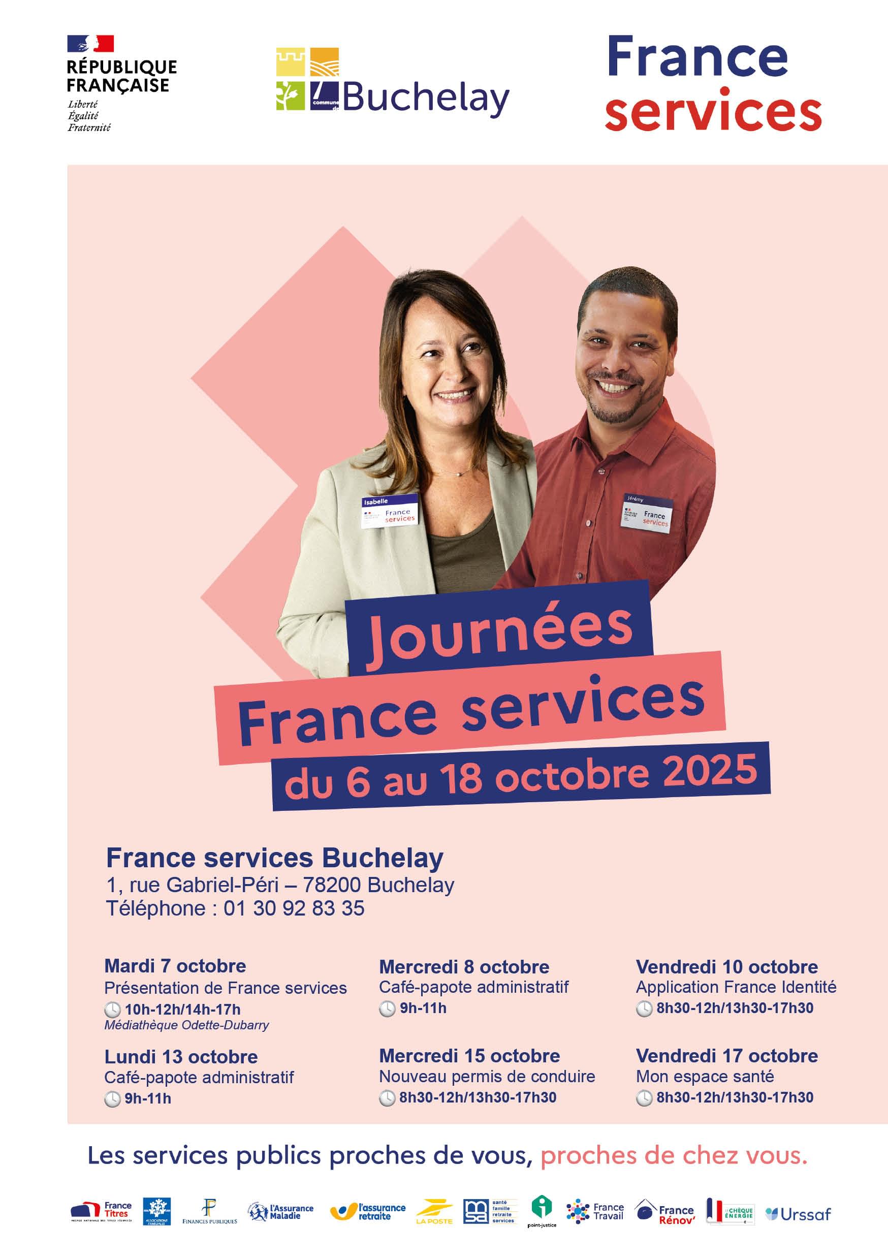 Affiche Journées France services 2025