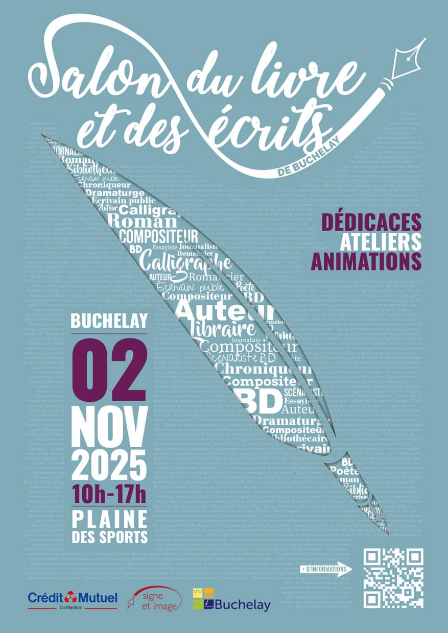 Affiche salon du livre 2025