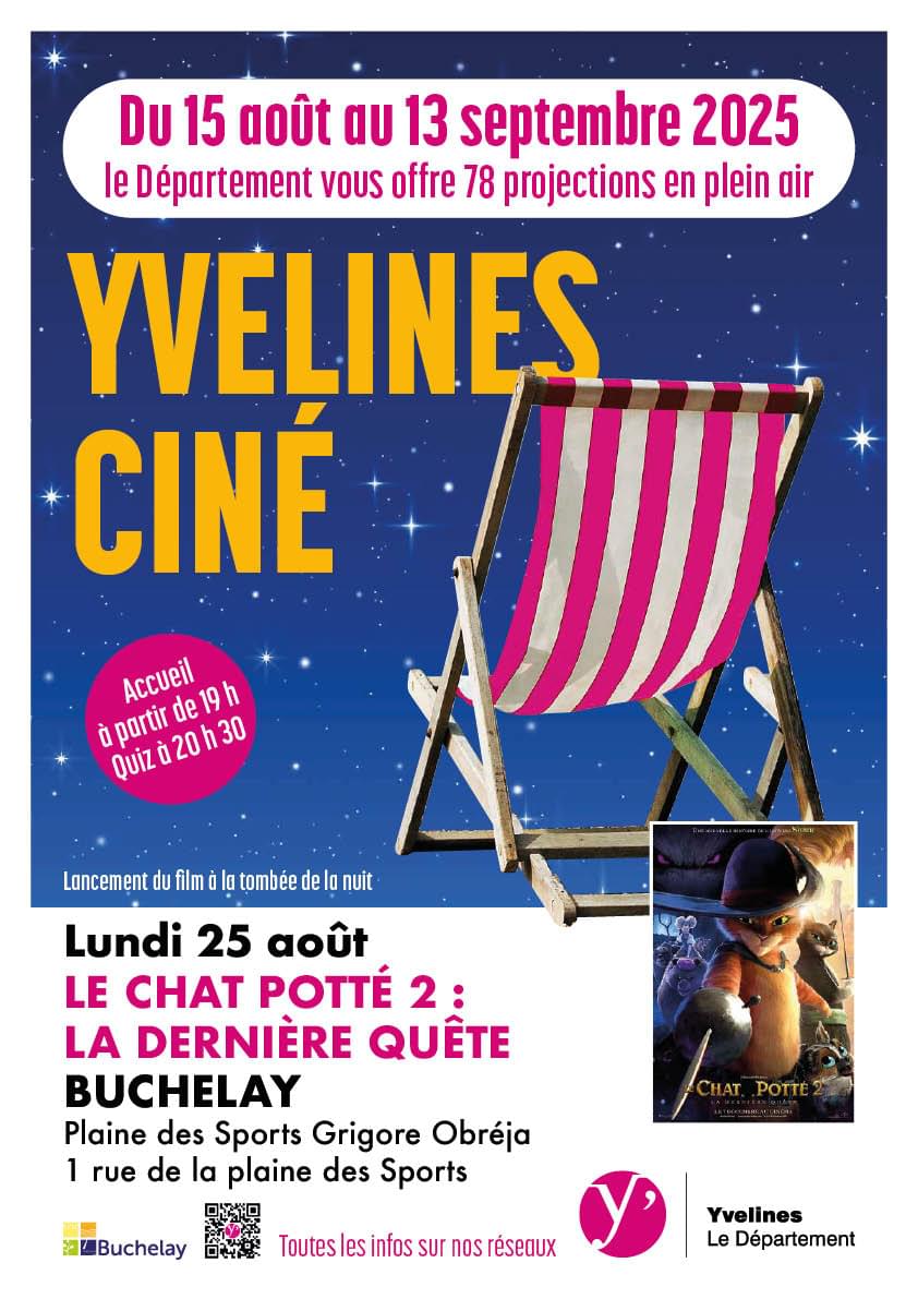 Affiche Yvelines Ciné à Buchelay 2025