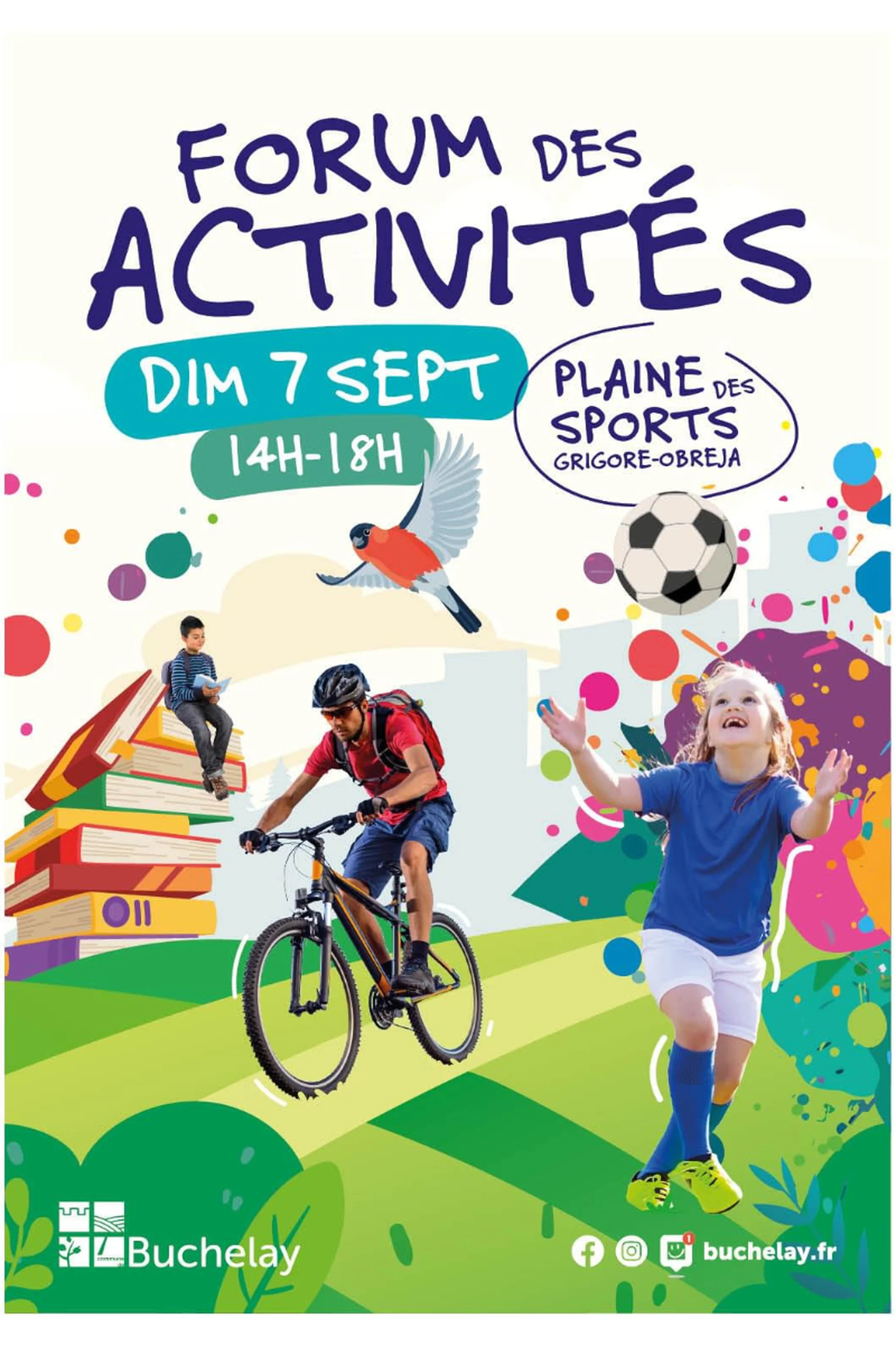 Affiche Forum des activités Buchelay 2025