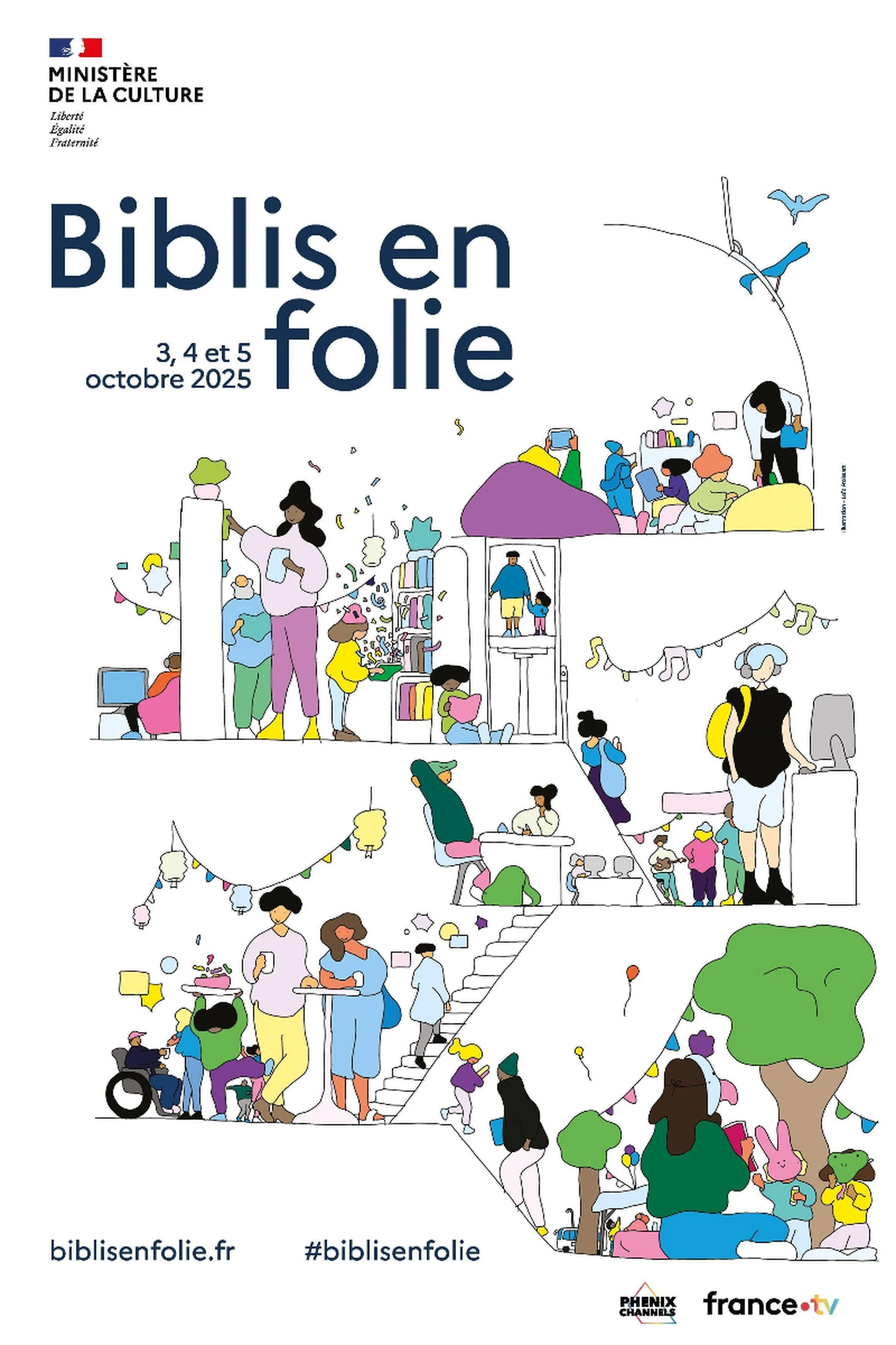Affiche nationale Biblis en folie 2025