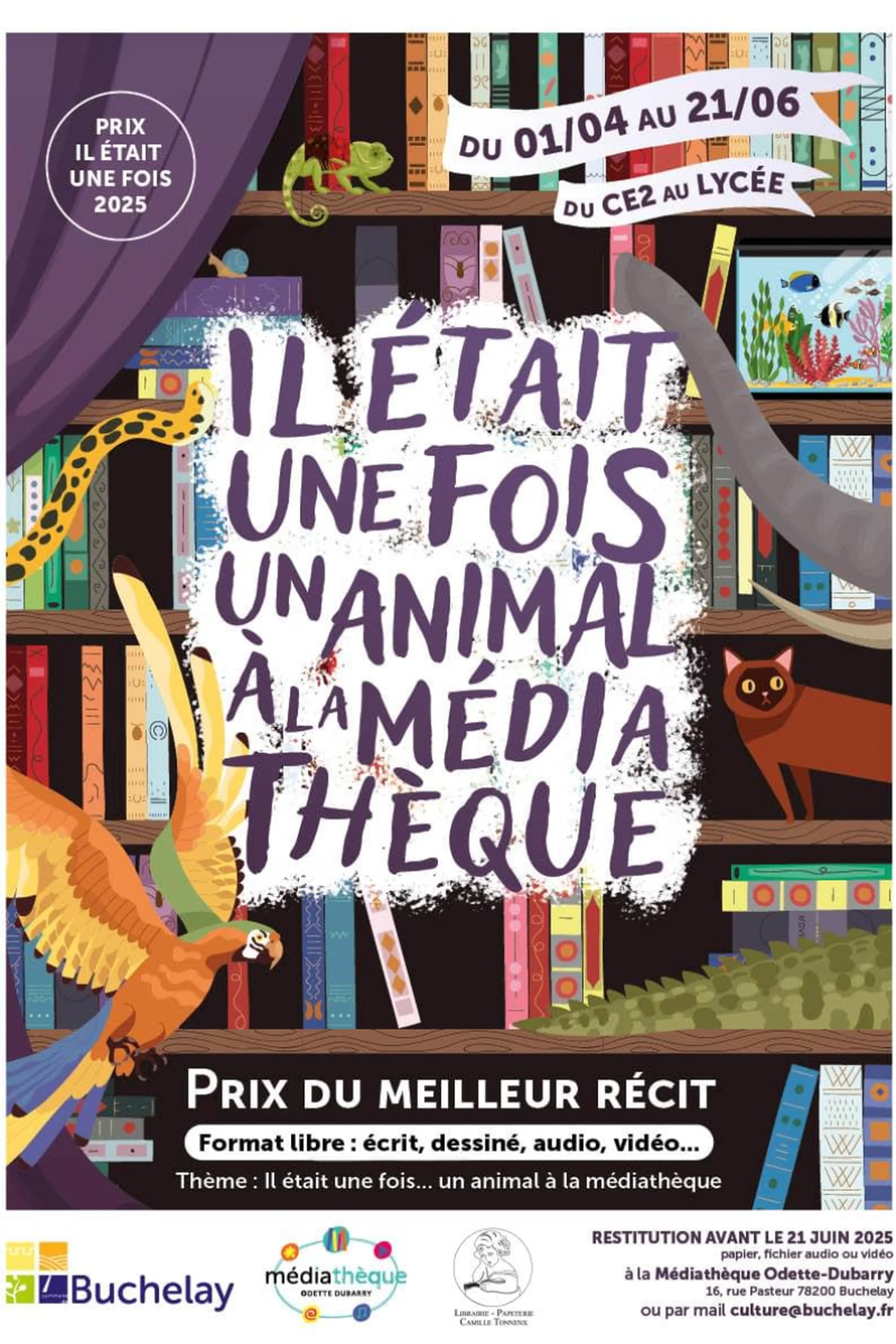 Il était une fois un animal à la médiathèque