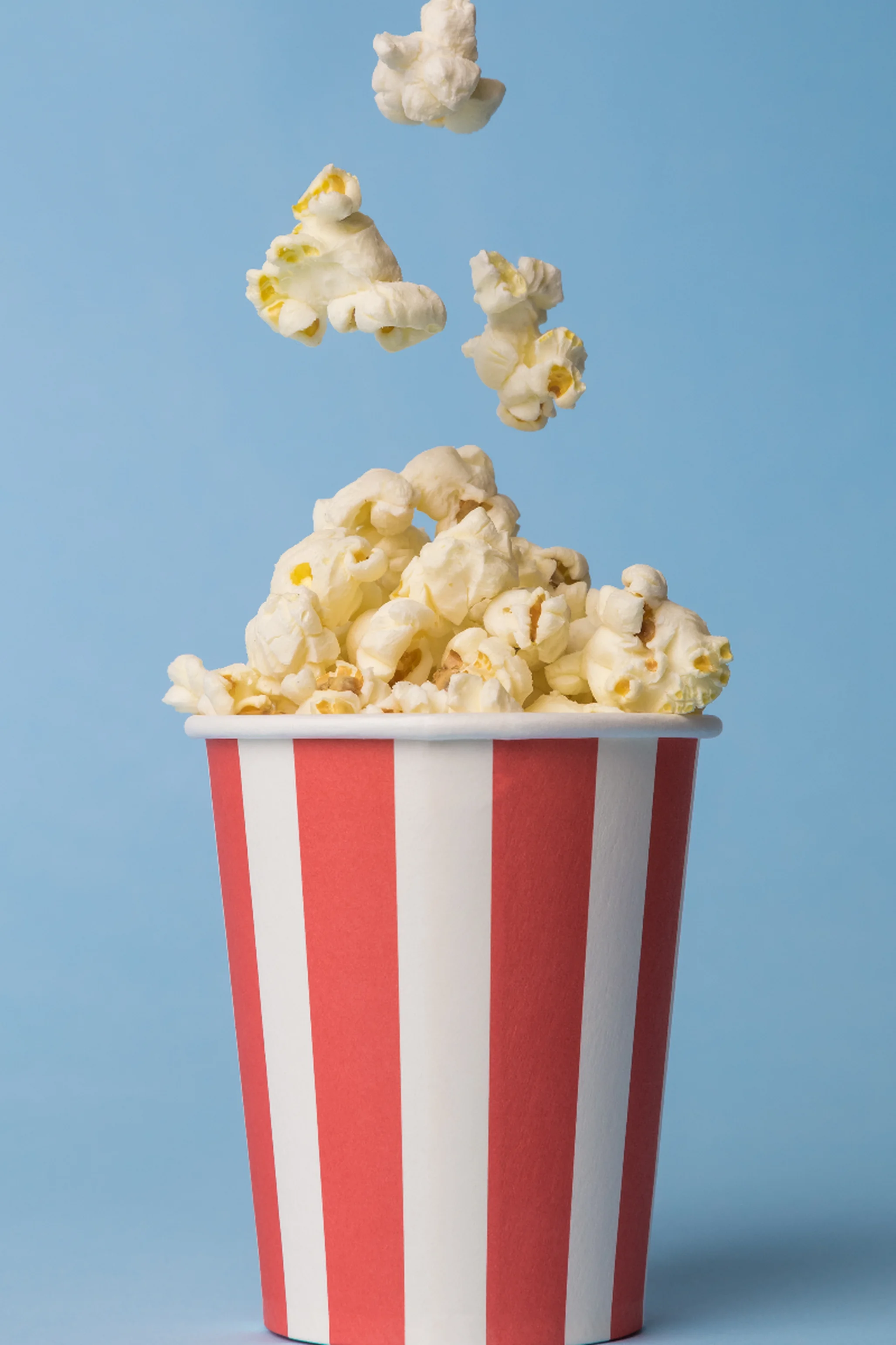 Photographie d'un pot de popcorn