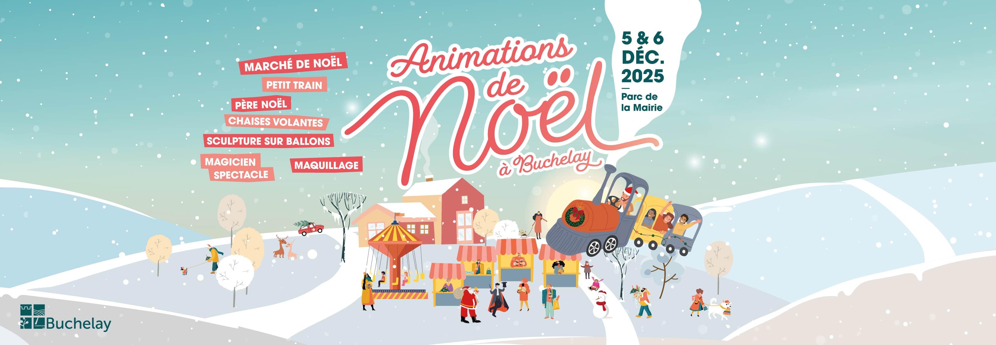 Bandeau d’illustration Animations de Noël à Buchelay 2025