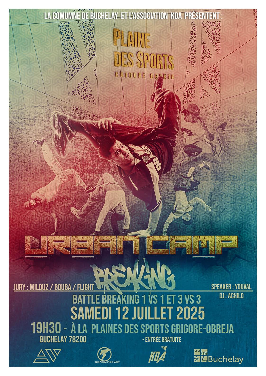 Affiche Urban camp 2025