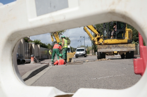 Au cours de la première semaine de chantier 