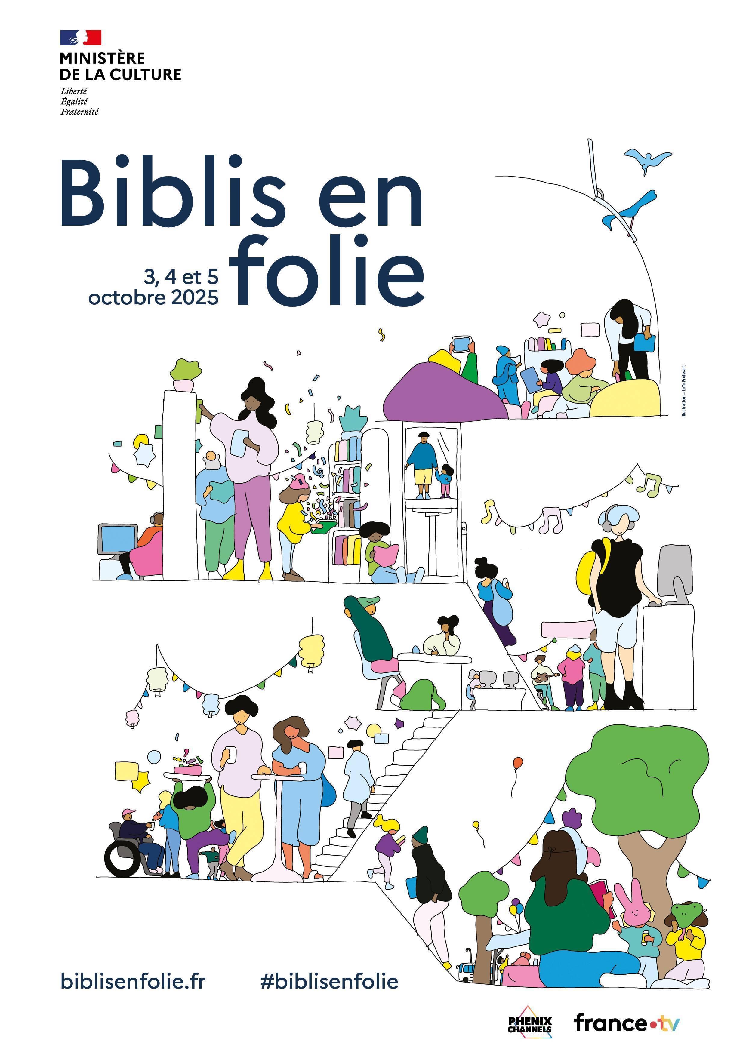 Affiche nationale Biblis en folie 2025