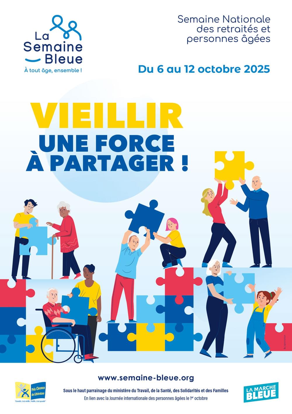 Affiche Semaine bleue 2025