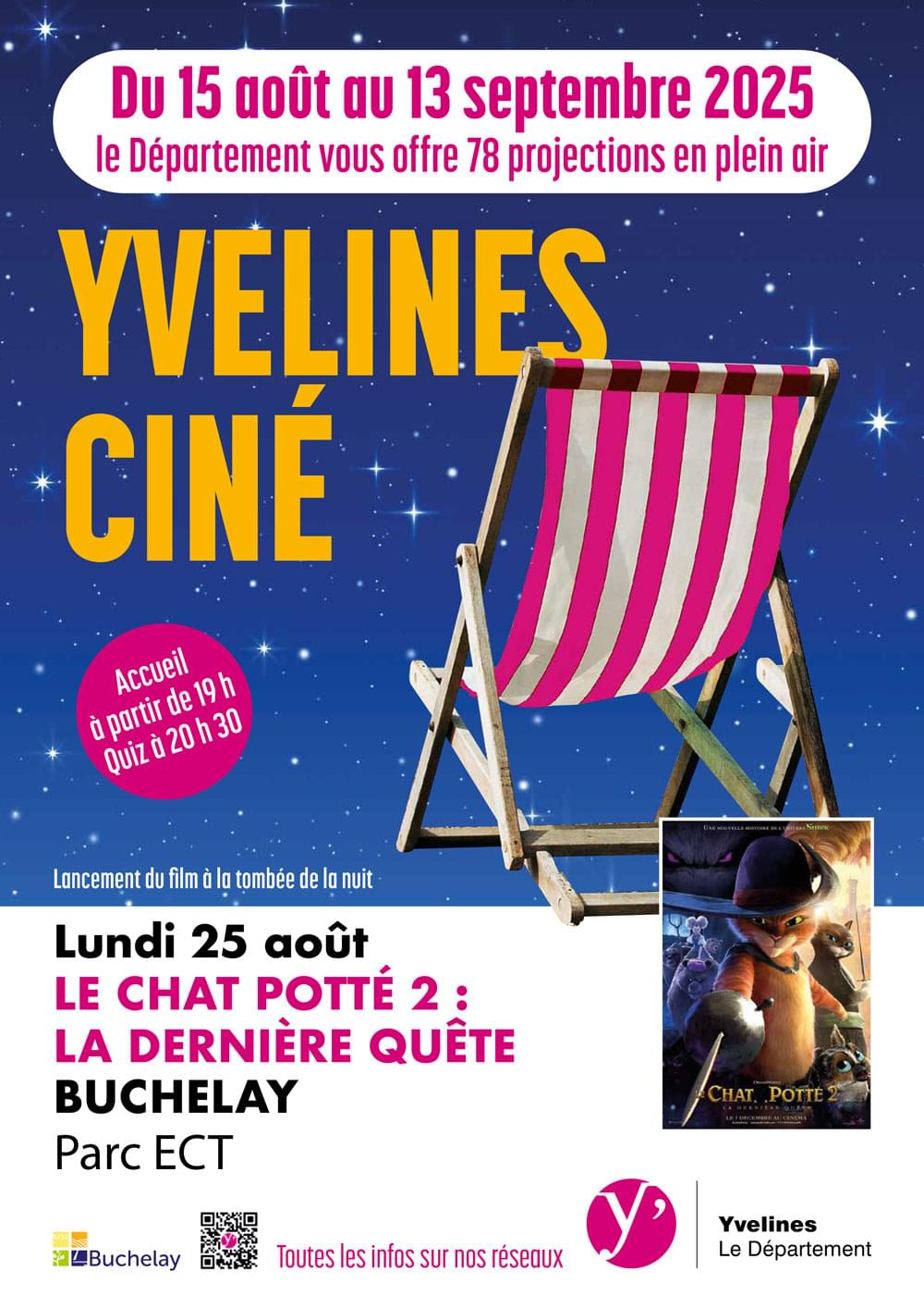 Affiche Yvelines Ciné Buchelay 2025