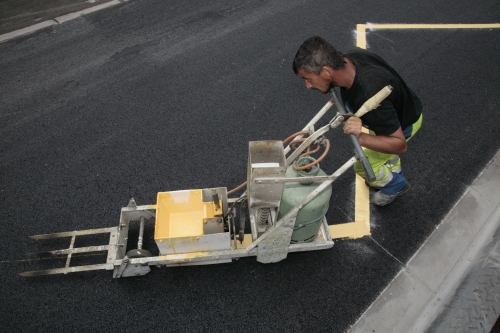 La peinture est posée à 180°C.