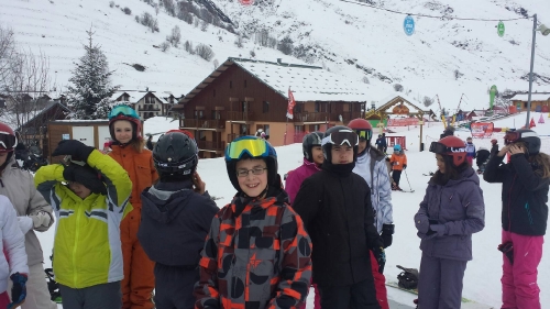 Valentin et son groupe sont prêts à dévaler les pistes !